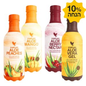 רביעיית משקה אלוורה מיקס